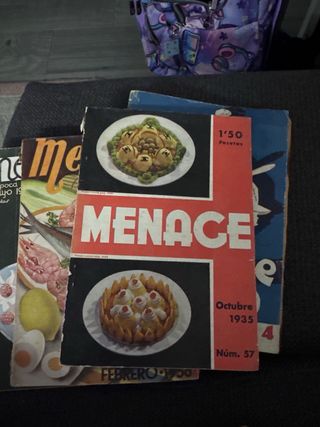Revistas cocina Menage.