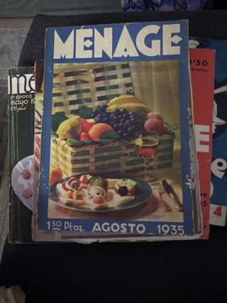 Revistas cocina Menage.