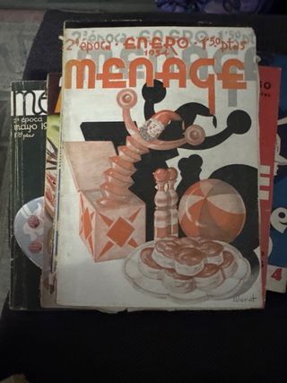 Revistas cocina Menage.