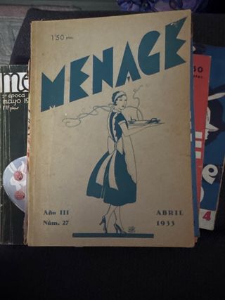 Revistas cocina Menage.