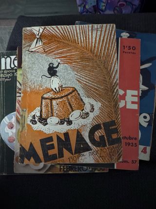 Revistas cocina Menage.