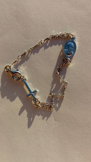 Bracciale religioso bambino argento 925