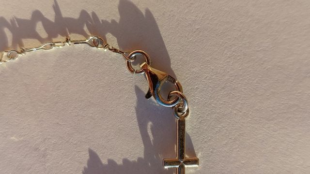 Bracciale religioso bambino argento 925
