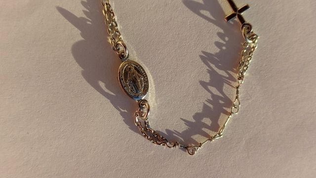 Bracciale religioso bambino argento 925