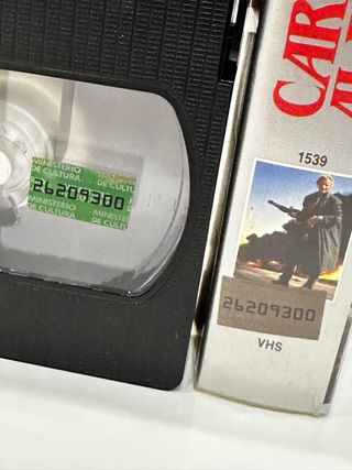 CARRETERA AL INFIRENO VHS VIDEOCLUB