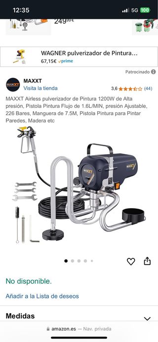 Pulverizador pintura MAX XT