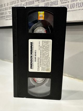 SCARY MOVIE 3 VHS VIDEOCLUB CAJA GRANDE