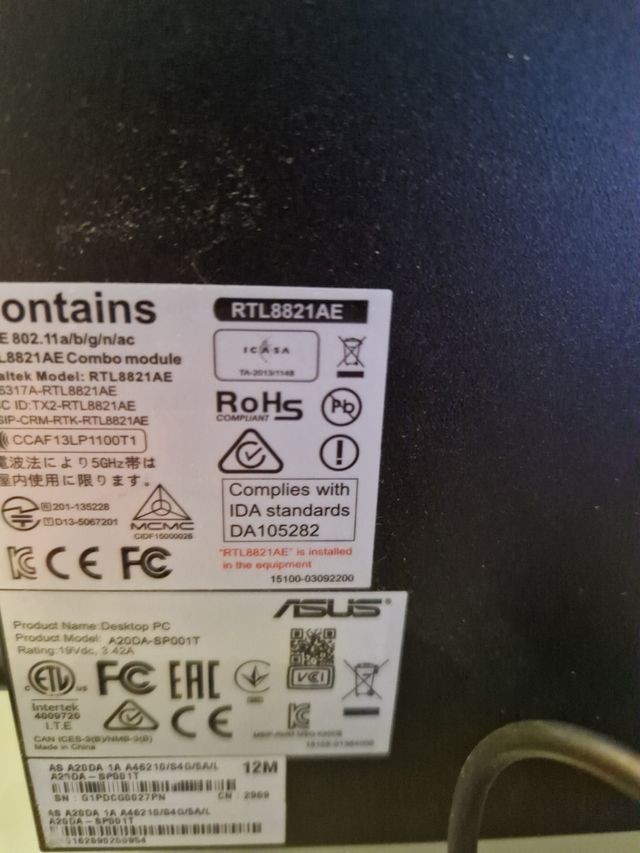 ASUS PC Escritorio - Ordenador