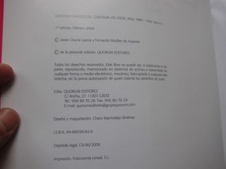 HISTORIA GRÁFICA DEL CARNAVAL DE CÁDIZ TOMO II