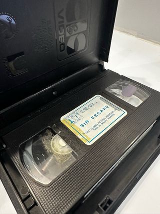 SIN ESCAPE VAN DAM VHS VIDEOCLUB CAJA GRANDE