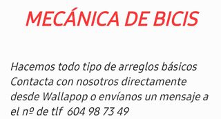 Mecánica de bicicletas 