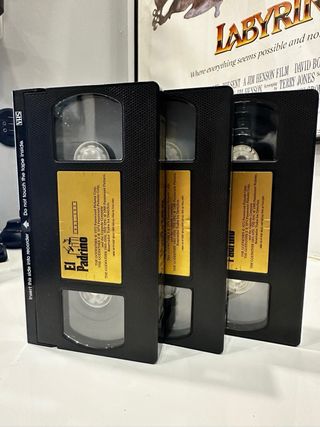 EL PADRINO TRIOLOGIA VHS VIDEOCLUB