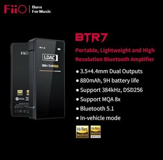 FiiO BTR7 Amplificador Bluetooth DAC PARA IPHONE