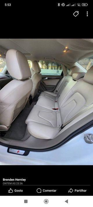 Bancos em couro Audi A4 B8