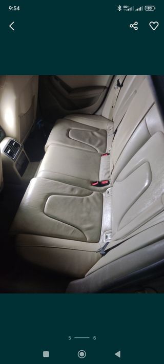 Bancos em couro Audi A4 B8