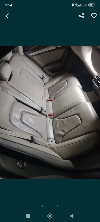 Bancos em couro Audi A4 B8