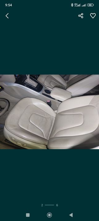 Bancos em couro Audi A4 B8