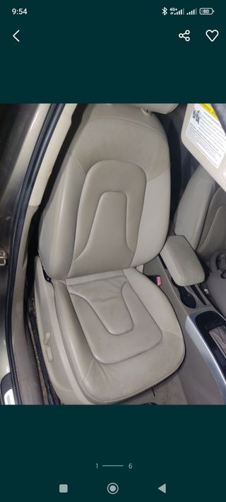 Bancos em couro Audi A4 B8