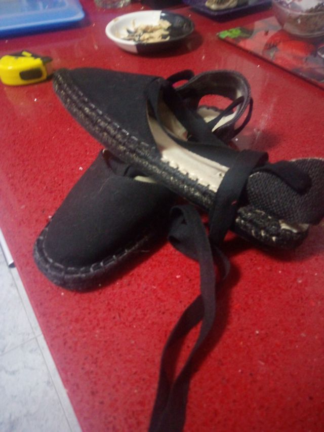 Sandalias suela de esparto 38