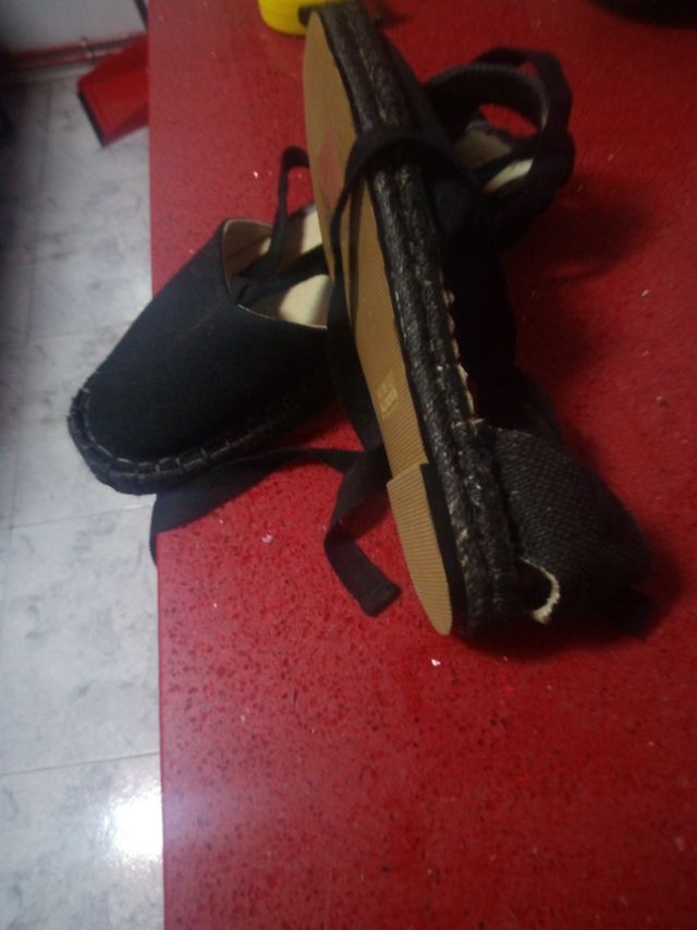 Sandalias suela de esparto 38