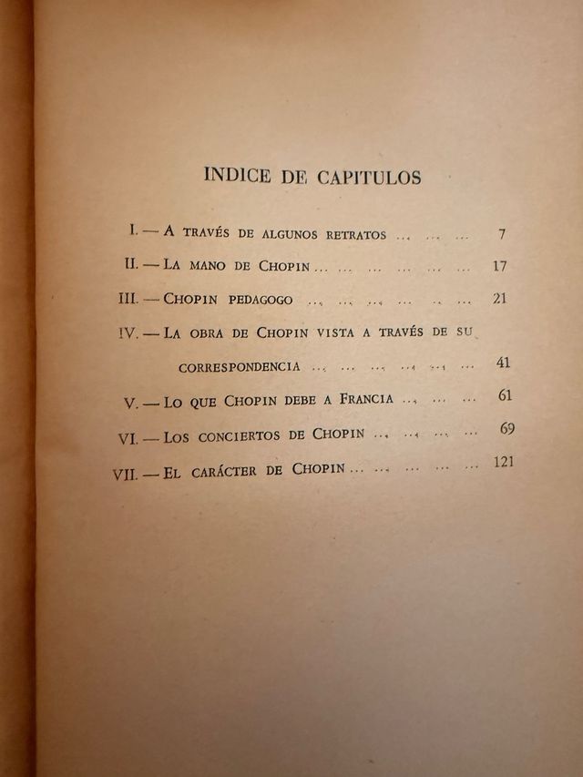 Aspectos de Chopin  1ª Edición 1953