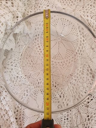 Jarrón cerámico azul y verde