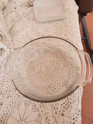 Jarrón cerámico azul y verde