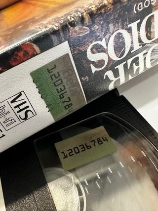 EL PODER DE UN DIOS VHS VIDEOCLUB CAJA GRANDE