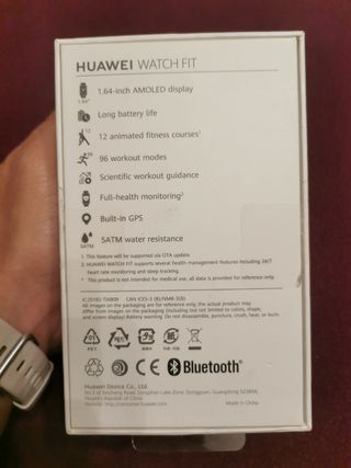 Huawei Watch Fit - Reloj Inteligente Negro