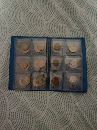 Pack de monedas de Polonia antiguas.