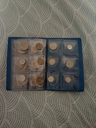 Pack de monedas de Polonia antiguas.