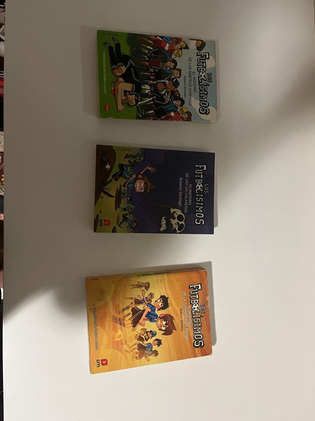 3 libros de los futbolisimos