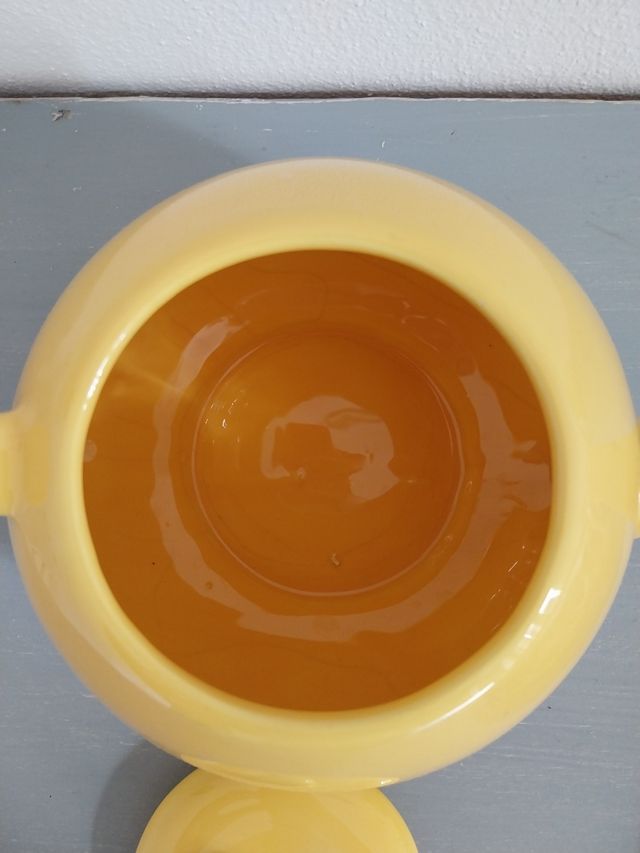 Teiera ceramica gialla Saturnia