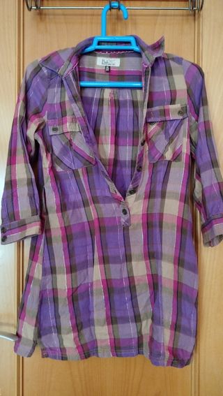 Camisa Bershka cuadros S