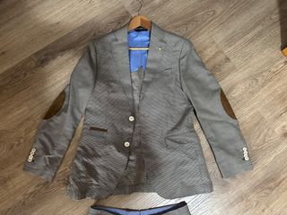 Traje Massimo Dutti - Gris Marrón