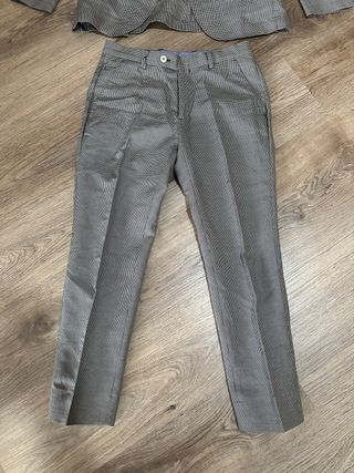 Traje Massimo Dutti - Gris Marrón