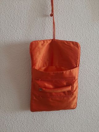 Neceser terciopelo anaranjado - Joyas