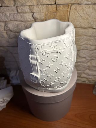 Vaso Ceramica Bianco 