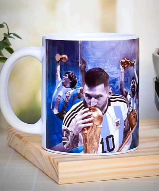 Taza Messi colección