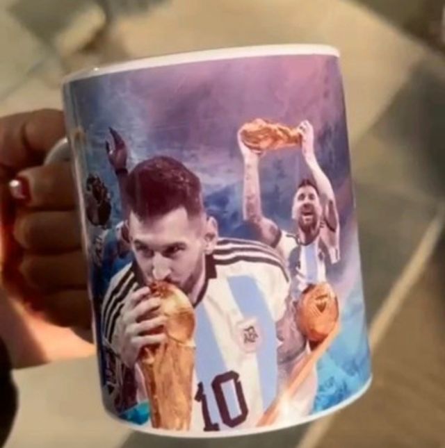 Taza Messi colección