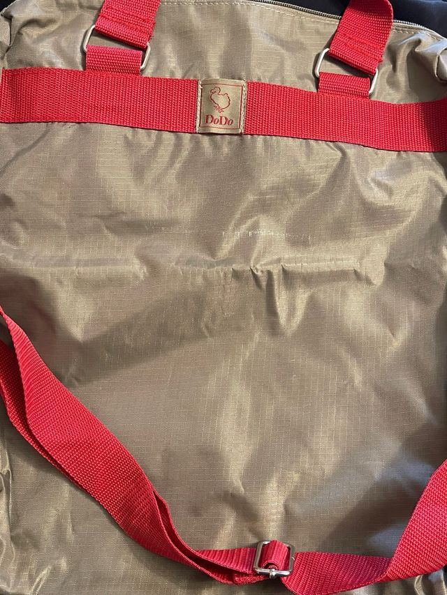 Borsa Dodo Grigia e Rossa