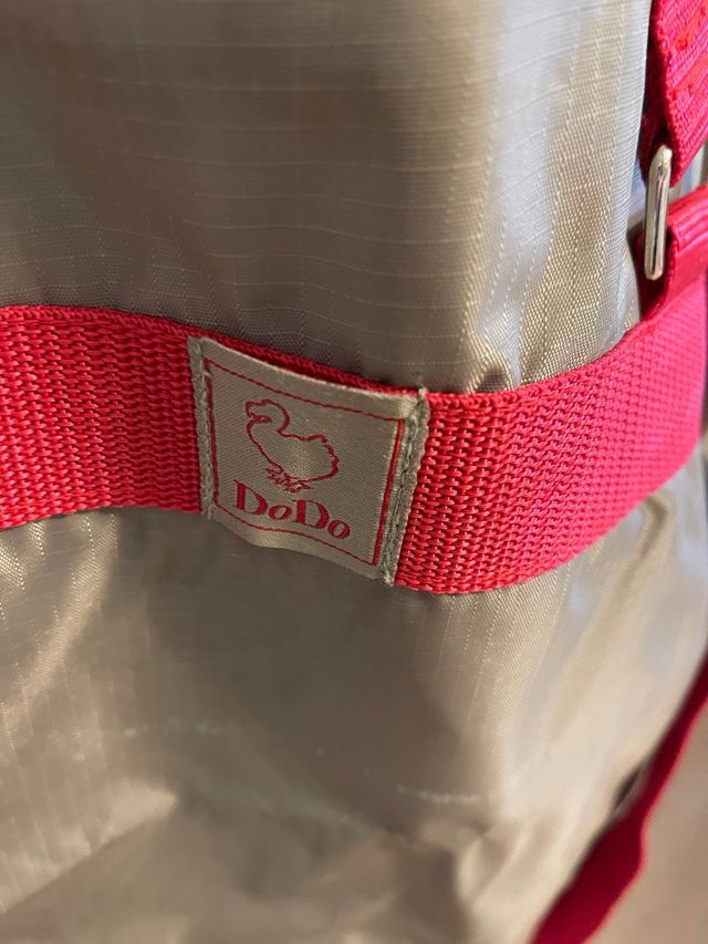 Borsa Dodo Grigia e Rossa