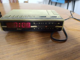 Radio Reloj Oskar Vintage