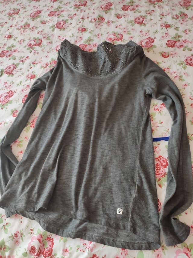 Maglia Freddy Grigia con Pizzo