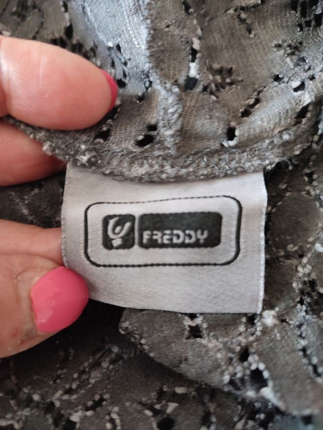 Maglia Freddy Grigia con Pizzo