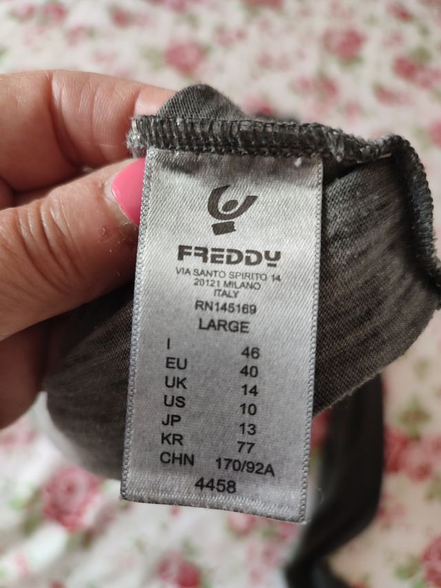 Maglia Freddy Grigia con Pizzo