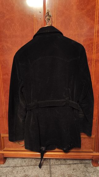 Chaqueta negra antelina mujer