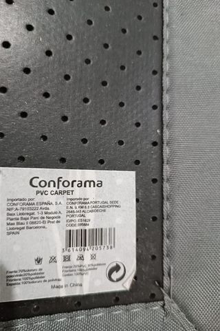Alfombra PVC 160x230cm - Gris-Verde