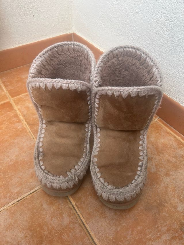 Botas Mou marrón - Piel