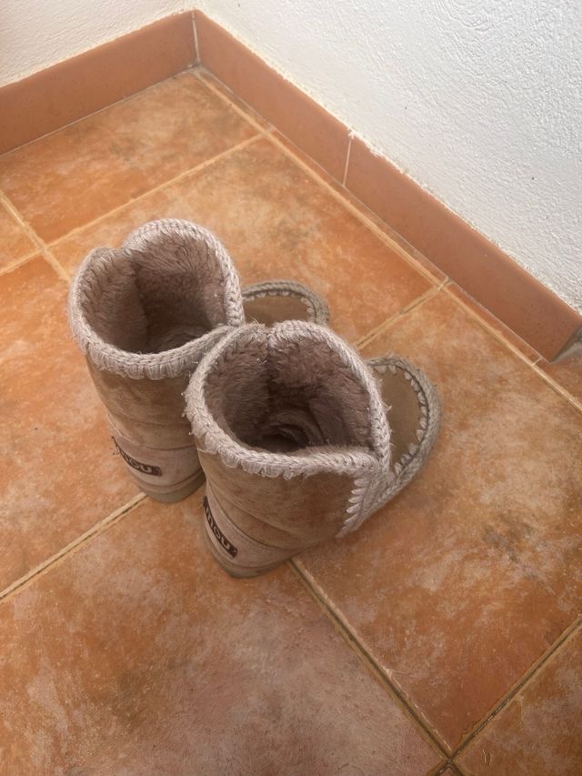 Botas Mou marrón - Piel